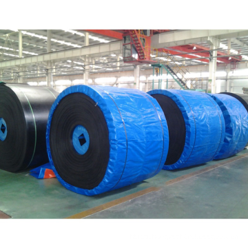 Oil And Wear Skid Resistant Closed Pattern Rough Top Rubber Chevron Oil Resistant Conveyor Belt